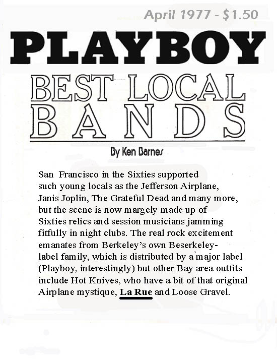 LaRue Playboy notice